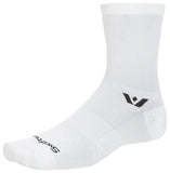 ASPIRE FIVE MID-CREW SOCKS MEDIUM WHITE