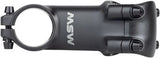 MSW 25 Stem - 80mm, 31.8 Clamp, +/-25, 1-1/8", Aluminum, Black