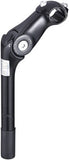 Zoom Quick Comfort Adjustable Stem - 110mm, 25.4 Clamp, Adjustable 80-150deg, 22.2-24tpi Quill, Aluminum, Black