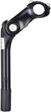 Zoom Quick Comfort Adjustable Stem - 110mm, 25.4 Clamp, Adjustable 80-150deg, 22.2-24tpi Quill, Aluminum, Black
