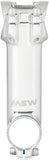 MSW 17 Stem - 110mm, 31.8 Clamp, +/-17, 1 1/8", Aluminum, Silver
