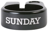 Sunday Slim Seatpost Clamp - 1-1/8", Bolt-On, Black