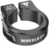 Bolt-On Seatpost Collar, 31.8mm, Black