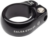 Salsa Lip-Lock Seatpost Clamp - 28.8mm, Bolt-On, Black