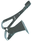 STEEL ROAD NJS APPROVED TOE CLIPS LG