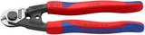 Knipex Wire Rope Shears - Burnished Forged Steel, 7 1/2"