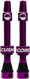 CushCore Tubeless Presta Valve Set - 44mm, Purple