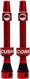CushCore Tubeless Presta Valve Set - 44mm, Red
