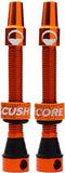 CushCore Tubeless Presta Valve Set - 44mm, Orange
