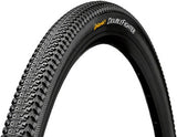 Continental DoubleFighter III Tire - 26 x 1.90, Clincher, Wire, Black, Sport