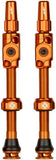 Muc-Off Big Bore Lite Tubeless Valve Stems - Large, 45mm, -Orange