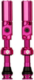 Big Bore Hybrid Tubeless Valve, 65mm, Pair - Pink  NLS