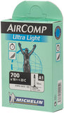 Michelin Aircomp Ultra Light Tube - 700 x 18 - 23mm, 52mm Presta Valve
