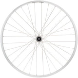 Quality Wheels Value Double Wall Series Rear Wheel - 700, QR x 130mm, Rim Brake, HG 10, Silver, Clincher, 32H