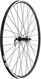 Quality Wheels 105/Velocity A23 Front Wheel - 700, QR x 100mm, Rim Brake, Black, Tubeless-Ready Clincher, 32H