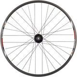 Quality Wheels Value Double Wall Series Disc Front Wheel - 26", QR x 100mm, 6-Bolt, Black, Clincher, 32H