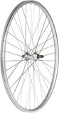 Quality Wheels Value Single Wall Series Rear Wheel - 27", QR x 130mm, Rim Brake, Freewheel, Silver, Clincher, 36H