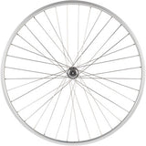 Quality Wheels Value Single Wall Series Rear Wheel - 27", QR x 130mm, Rim Brake, Freewheel, Silver, Clincher, 36H