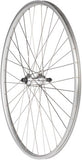 Quality Wheels Value Single Wall Series Rear Wheel - 27", QR x 130mm, Rim Brake, Freewheel, Silver, Clincher, 36H