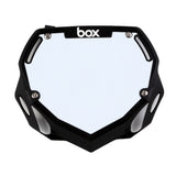 Box Two Number Plate, Black - Large