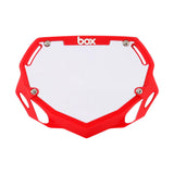 Box Two Number Plate, Red - Small