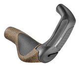 Ergon GP5 BioKork Grips - Lock-On, Large, Black/Tan