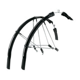 Raceblade Long Fender Set, Black - 18-25mm