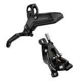 SRAM Level Silver Stealth Disc Brake and Lever - Front, Post Mount, 4-Piston, Aluminum Lever, SS Hardware, Black, C1