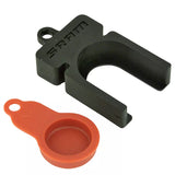 SRAM Monoblock Caliper 21mm Piston Removal Tool - For Level Ultimate/TLM/ eTap HRD, Includes Plug and Removal Block