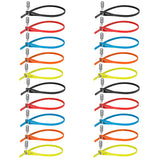 Z Lok 20 Count Zip Key Lock, Multi Color NLS