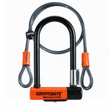 Evolution Mini-7 w/Flex Cable U-Lock, 3.25" x 7", 13mm