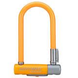 Kryptolok Mini-7 U-Lock", 3.25"x7", 12.7mm, Lt. Orange