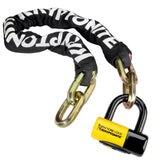 New York Fahgettaboudit 1410 Chain & NY Disc Lock, Blk