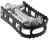 BM-7 ALLOY BMX PEDALS 9/16" SIL/BLK