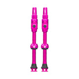 Muc-Off Big Bore Lite Tubeless Valve Stems - Small, 30mm, Pink