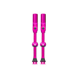Big Bore Hybrid Tubeless Valve, 65mm, Pair - Pink  NLS