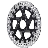 180mm Rotor, 6-Bolt , 2.0mm, MDR-P, Black/Silver