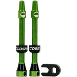 CushCore Tubeless Presta Valve Set - 55mm, Green