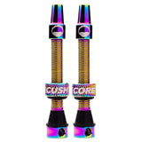 CushCore Tubeless Presta Valve Set - 44mm, Oil Slick