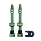 CushCore Tubeless Presta Valve Set - 44mm, Green