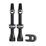 CushCore Tubeless Presta Valve Set - 44mm, Black