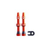 CushCore Tubeless Presta Valve Set - 44mm, Orange