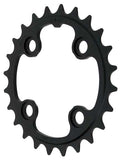 TruShift Aluminum 9sp Ring, 64BCD x 24t - Black
