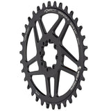 8-Bolt Oval Direct Mount Ring (3mm Offset), 34T, Blk