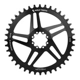 8-Bolt Road/Gravel Chainring (Flat Top), 40T, Blk