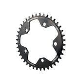 5x110BCD CX/Road (Flat Top) Chainring, 40T, Black