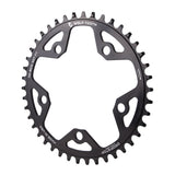 5x110BCD CX/Road (Flat Top) Chainring, 42T, Black