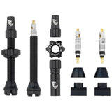 Tubeless Valve Stem Kit, 44mm, Black