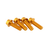 Aluminum Bottle Cage Bolt, 4 pcs - Gold