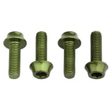 Aluminum Bottle Cage Bolt, 4 pcs - Olive